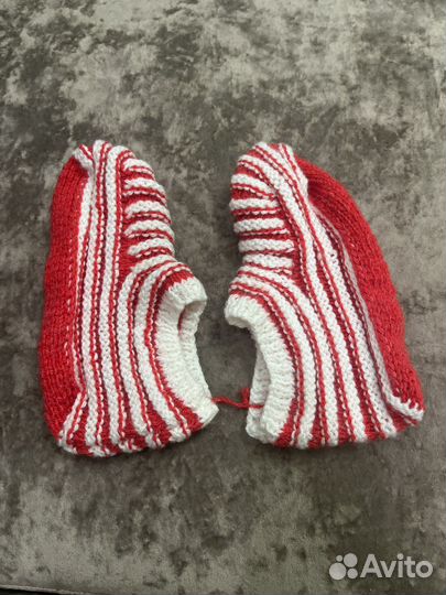 Носки тапочки вязанные новые ручная работа
