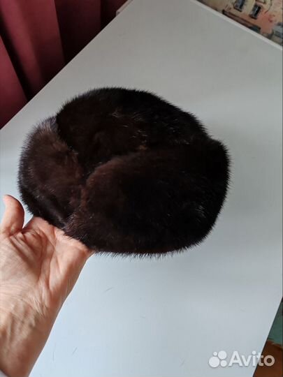 Шапка норковая 58 размер женская