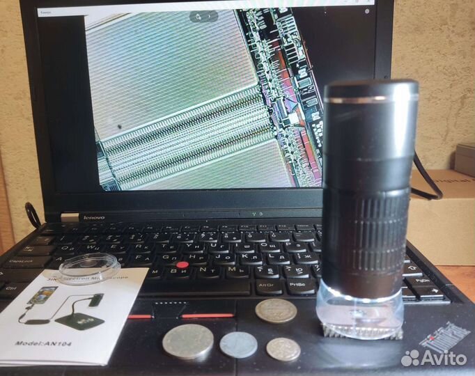 Правильный USB-микроскоп для пайки + микролинейка