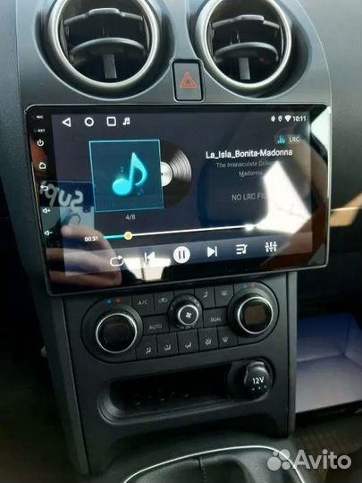 Магнитола 2 din android Nissan Qashqai
