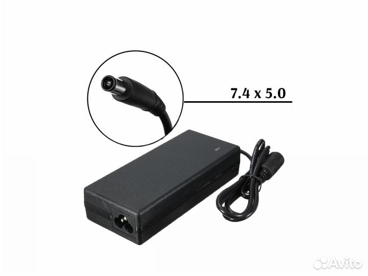 Зарядка ноутбука Dell 19V 4.62A 90W (7.4x5.0) AC-N