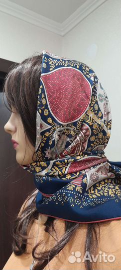 Шелковый платок hermes оригинал