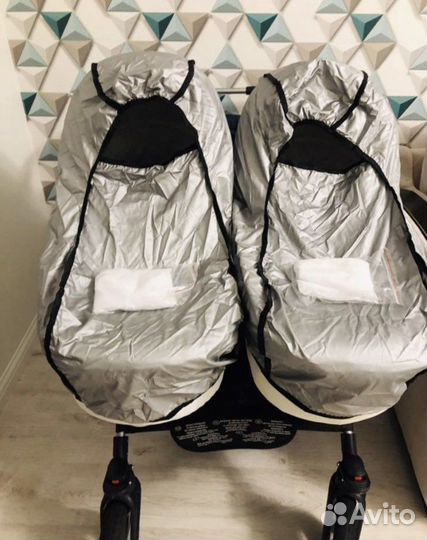 Коляска для двойни mikado