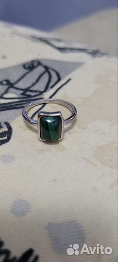 Серебряные кольца с натуральным камнем