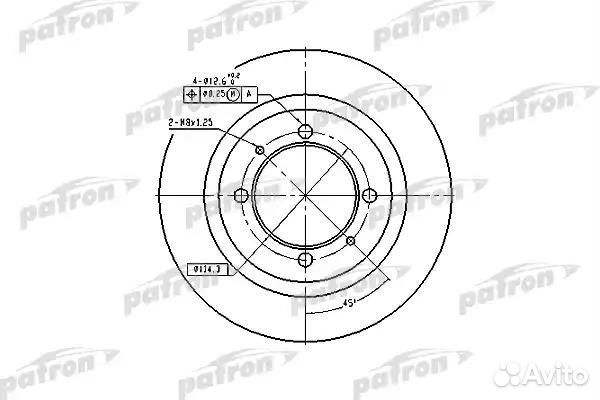 Диск тормозной задн mitsubishi: carisma 97-06, car