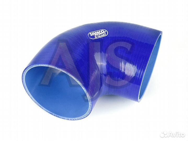 Патрубок 90гр 102 синий