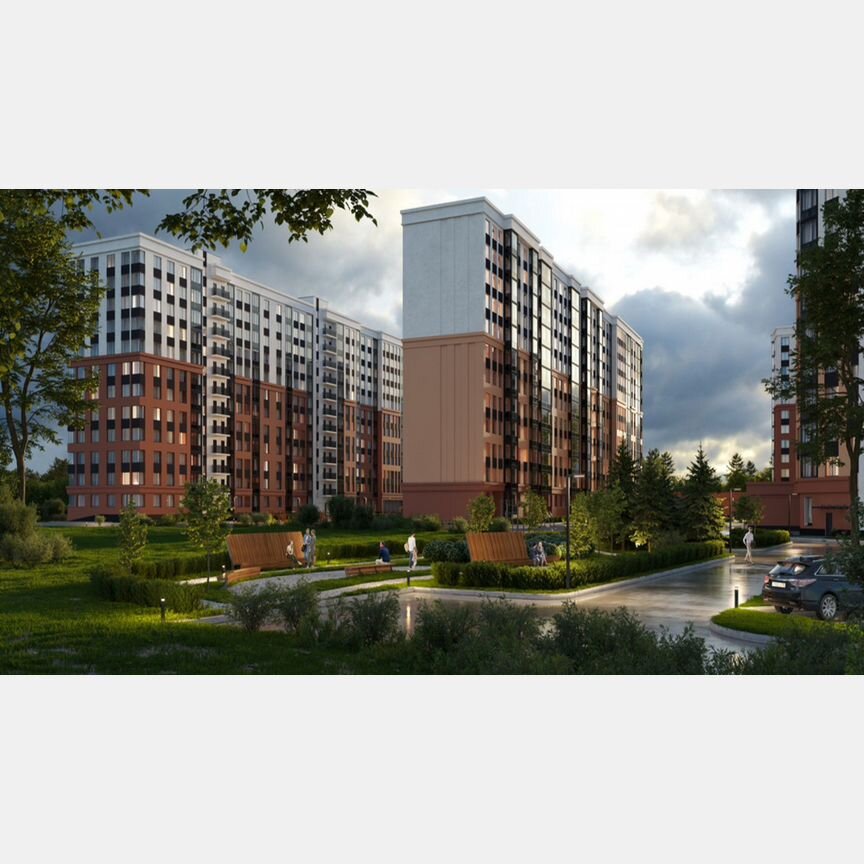 1-к. квартира, 36,8 м², 2/12 эт.