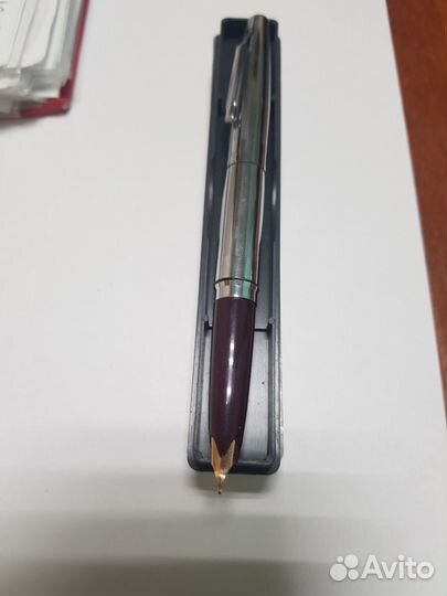 Набор ручка с золотым пером 583 пробы