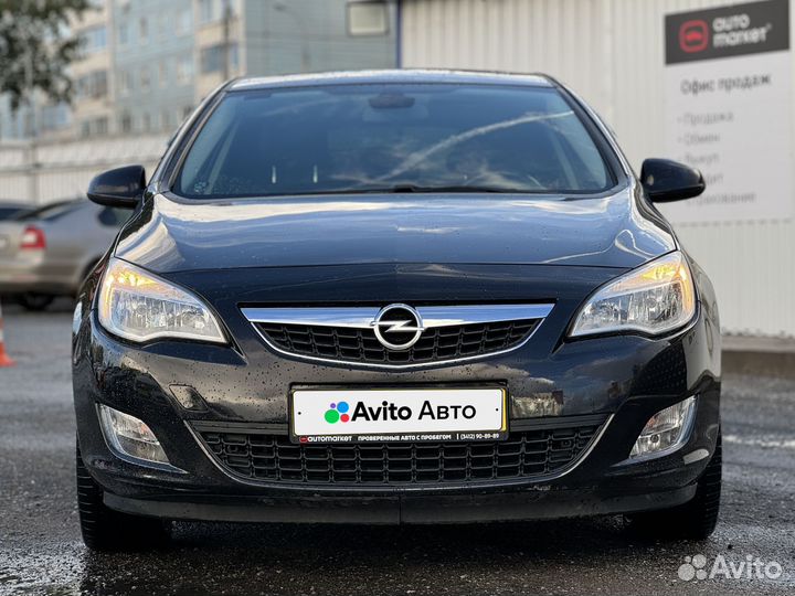 Opel Astra 1.4 AT, 2011, 77 000 км