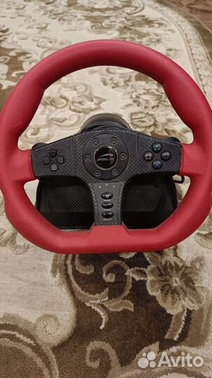 Игровой руль с педалями для пк