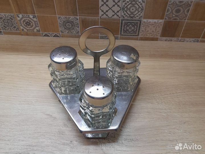 Набор соль перец горчица советский СССР