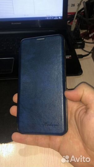 Чехол-книга на Poco X3/X3 PRO (синий)