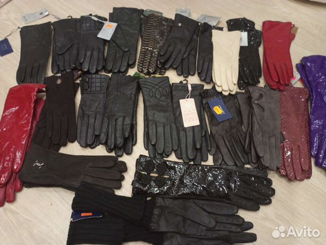 Перчатки новые женские кожа