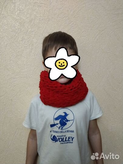 Снуд, шарф, детям и взрослым