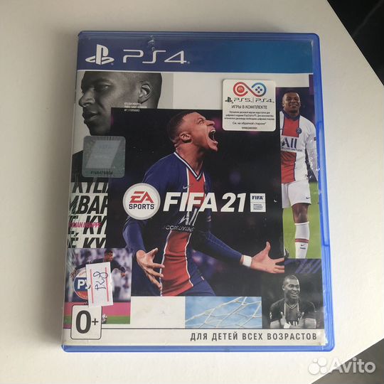 Игры для приставок ps4 FIFA 21