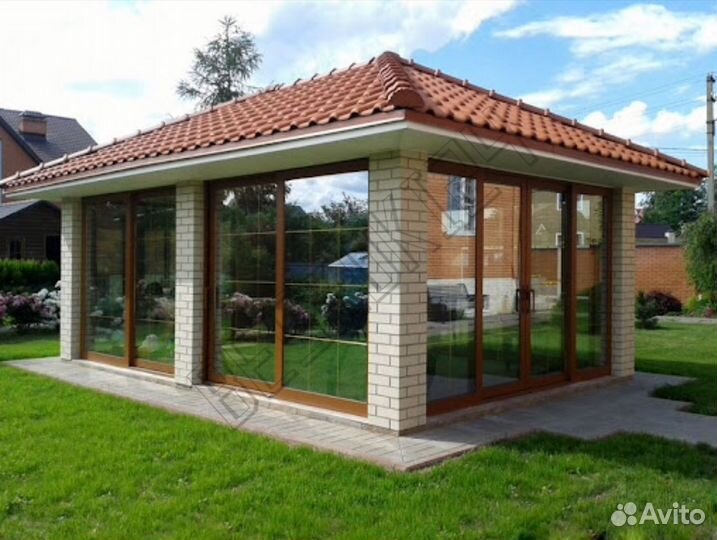 Остекление веранд, беседок