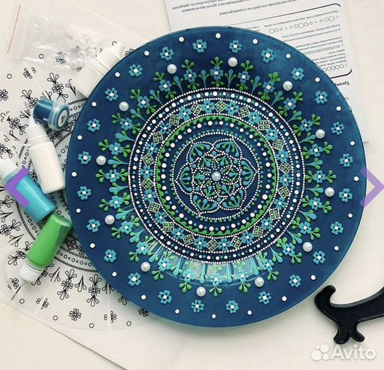 Набор для творчества - точечной росписи «Лотос»