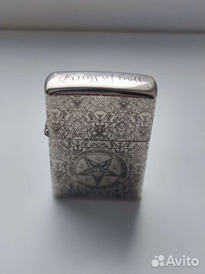 Зажигалка zippo король ночи armor sterling
