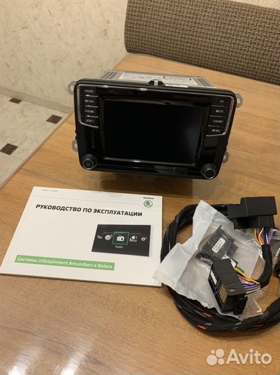 Оригинальная магнитола skoda bolero PQ