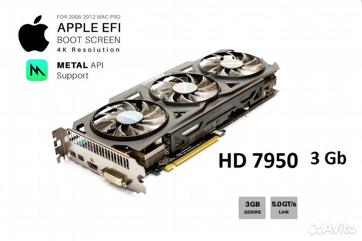 R9 280 Mac PRO Edition 3gb
