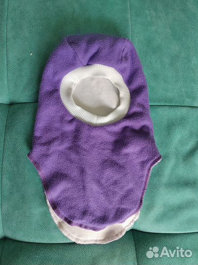 Шапка шлем для девочки зима 1 год