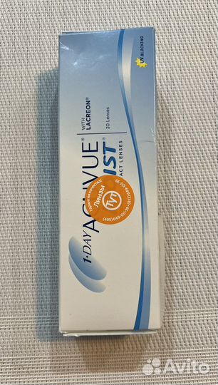 Линзы контактные 1 DAY acuvue moist