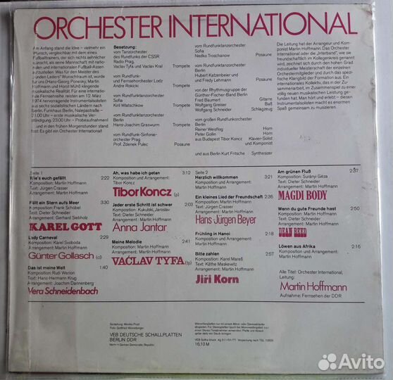 Orchester international Martin Hoffmann