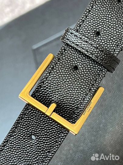 Сумка кожаная на пояс YSL Saint Laurent Cassandre