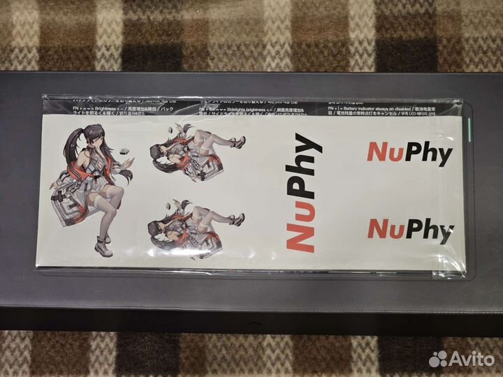 Клавиатура NuPhy Air75 (mod) синие свитчи