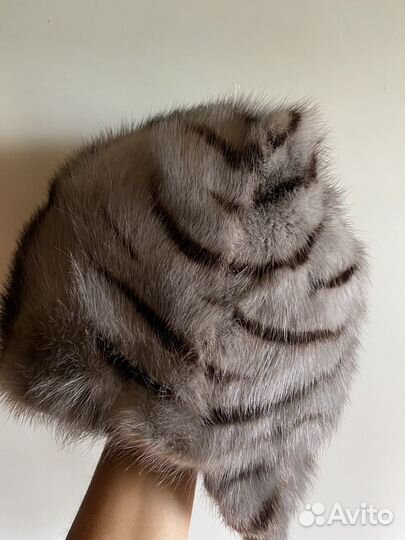 Шапка норковая женская