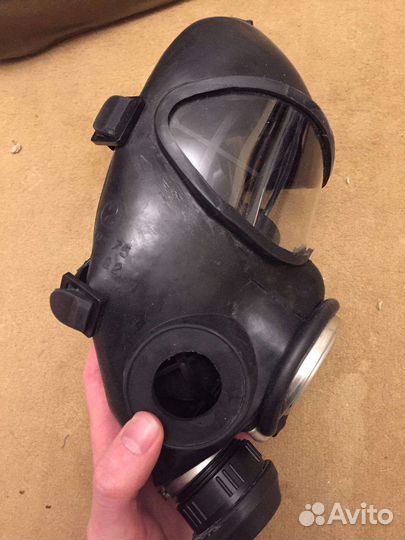 Панорамный противогаз осока-19 (склейка борщева)