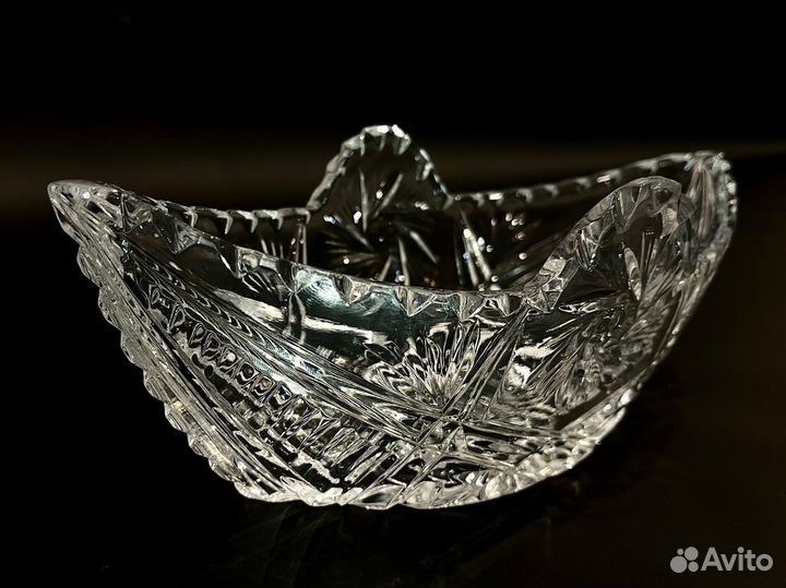 Салатник хрустальный СССР
