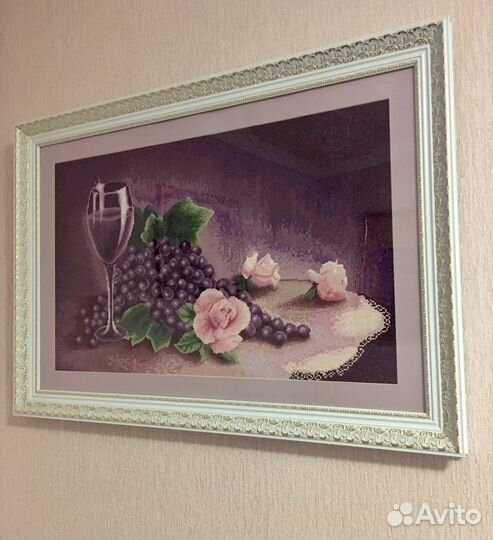 Картина вышитая крестом