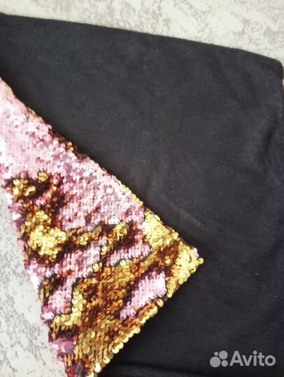 Наволочка декоративная с пайетками 40х40