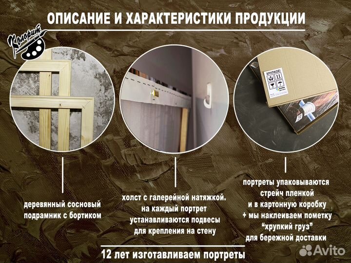 Картина Сталина и Ленина