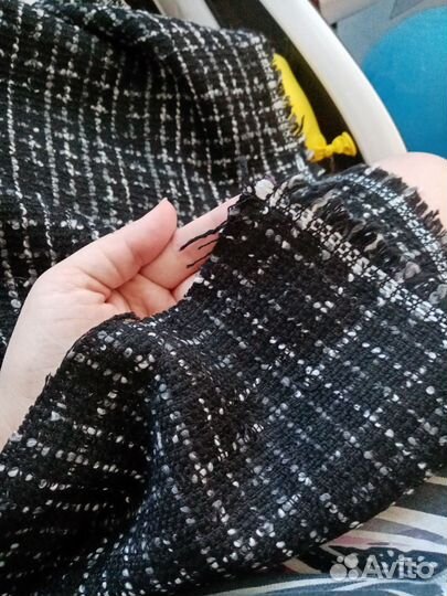 Ткань Трикотаж букле шанель 3 метра