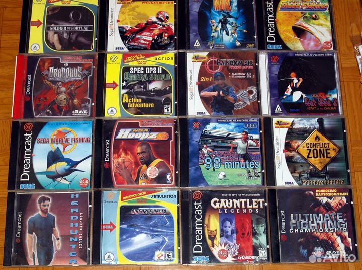 Диски, игры для Sega Dreamcast