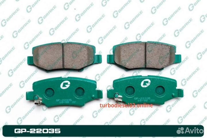 Колодки G-brake GP-22035 GP22035 G-brake