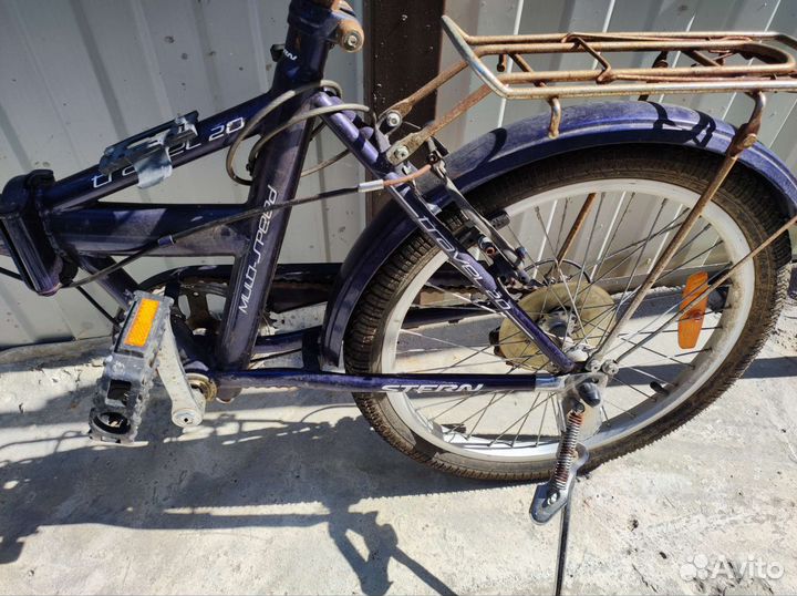 Велосипед 6 скоростей, с раскладной рамой