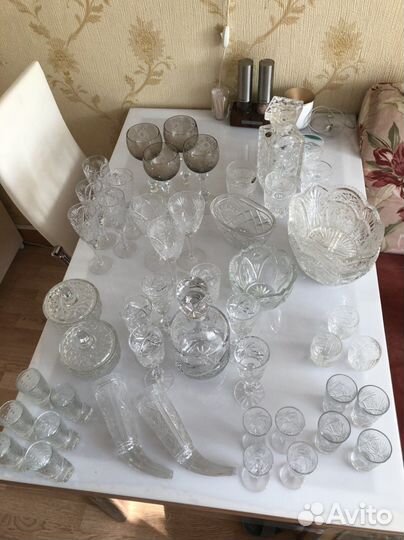 Графин хрустальный с рюмками