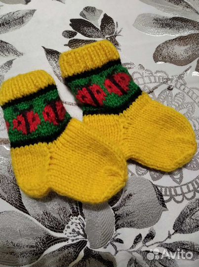 Носочки вязаные