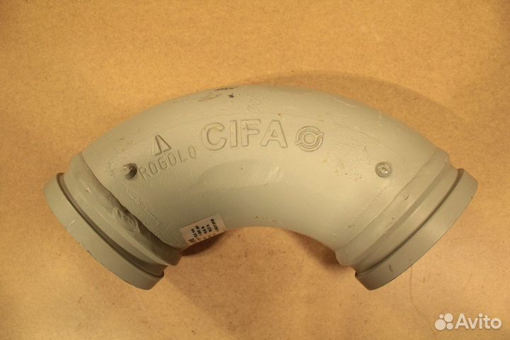 Колено бетоновода Twin D125/90/R190.5 Cifa 244796