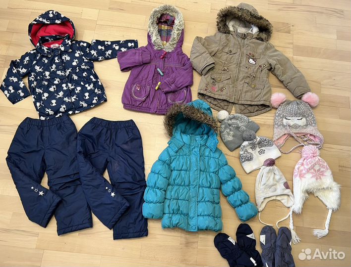 Пакет Next,Lassie, Hello Kitty, H&M. 90-98