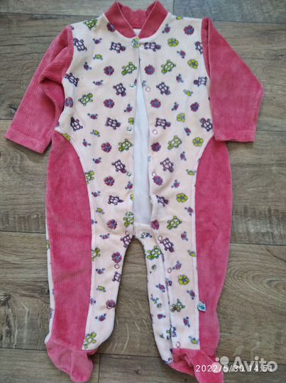 Тёплая одежда для девочек от 60-80