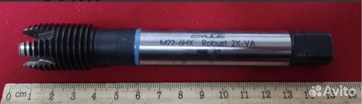 Метчик М22х(2,5) 6HX Robust 2X-VA hsse 2/1