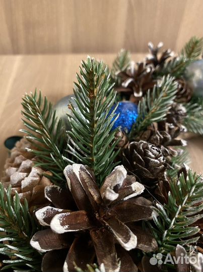 Рождественский венок (ручная работа)