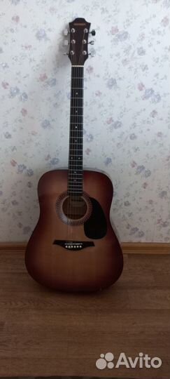 Классическая гитара hohner с футляром