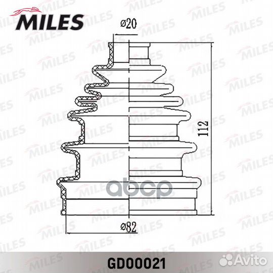 Пыльник ШРУСа toyota/mitsubishi/honda/mazda/NIS