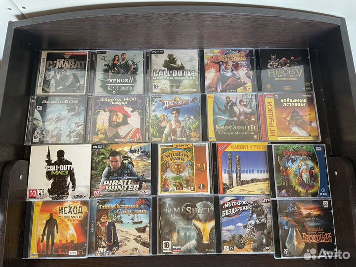 Диски CD, DVD, фильмы, игры