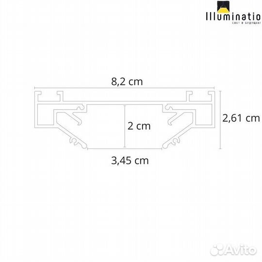 Профиль для натяжного потолка. Трековые светильник